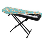 Watercolor French Bulldog Puppy Print Piano Keyboard Cover