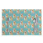 Watercolor French Bulldog Puppy Print Placemat