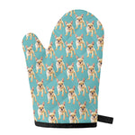 Watercolor French Bulldog Puppy Print Single Oven Mitt