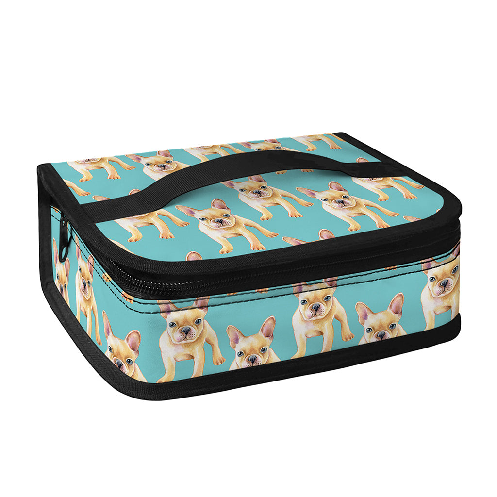 Watercolor French Bulldog Puppy Print Small Lunch Bag