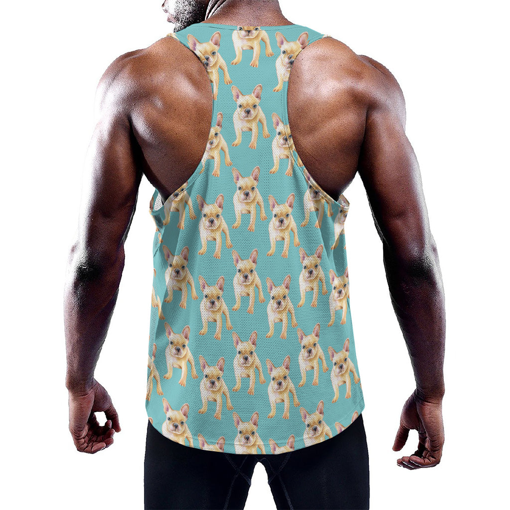 Watercolor French Bulldog Puppy Print Training Tank Top