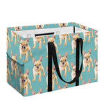 Watercolor French Bulldog Puppy Print Utility Tote Bag