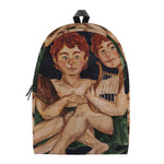 Watercolor Gemini Zodiac Sign Print Backpack