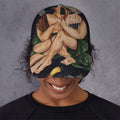 Watercolor Gemini Zodiac Sign Print Baseball Cap