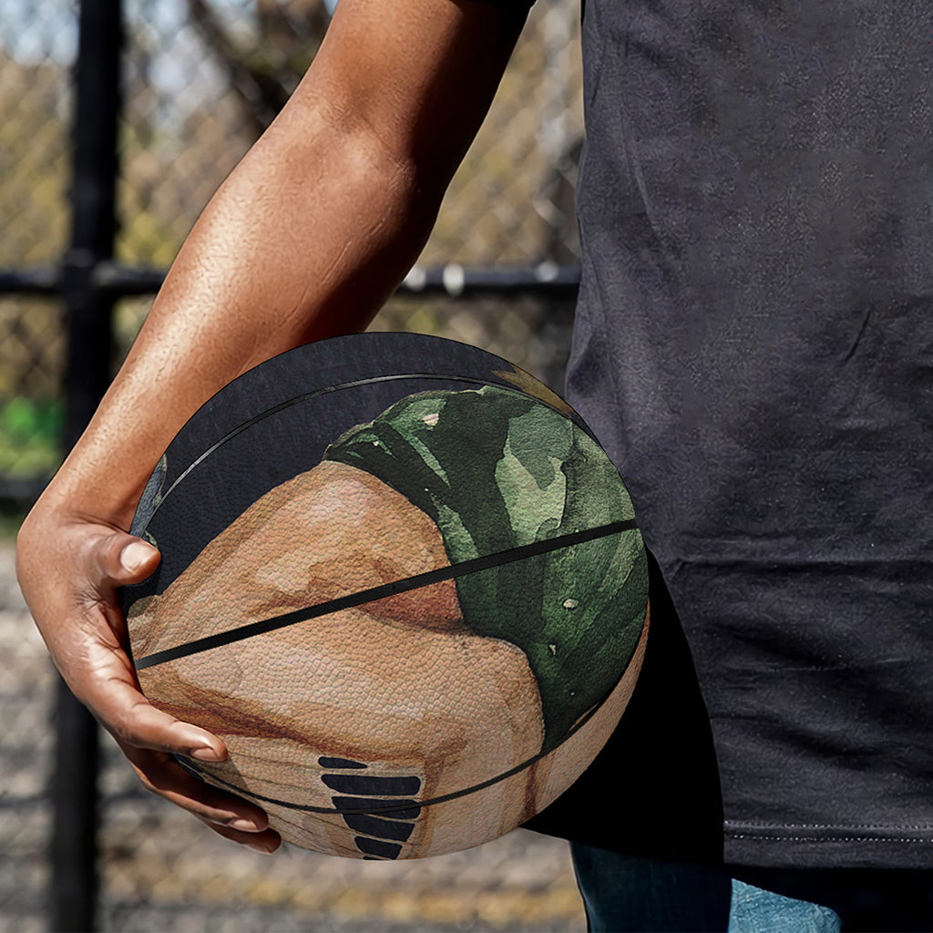 Watercolor Gemini Zodiac Sign Print Basketball