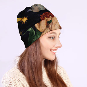 Watercolor Gemini Zodiac Sign Print Beanie