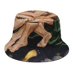 Watercolor Gemini Zodiac Sign Print Bucket Hat