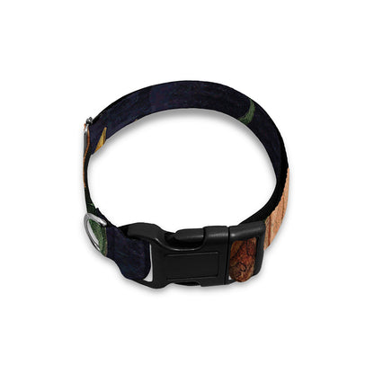 Watercolor Gemini Zodiac Sign Print Dog Collar