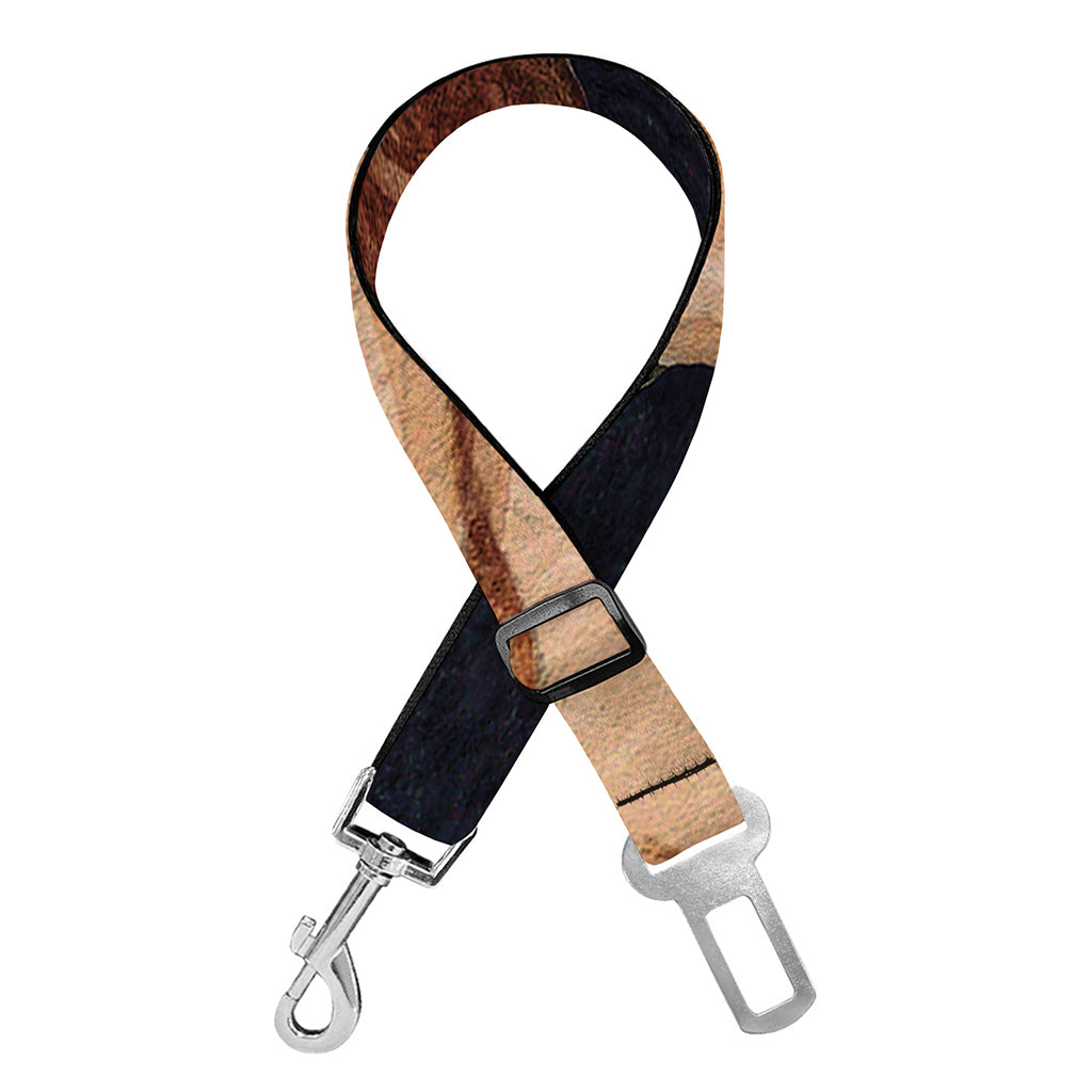 Watercolor Gemini Zodiac Sign Print Dog Seat Belt
