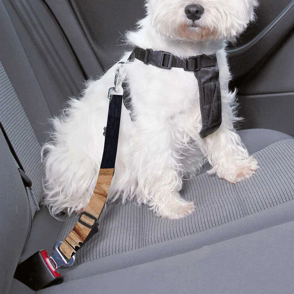Watercolor Gemini Zodiac Sign Print Dog Seat Belt