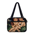 Watercolor Gemini Zodiac Sign Print Double Strap Bible Bag