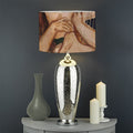 Watercolor Gemini Zodiac Sign Print Drum Lamp Shade