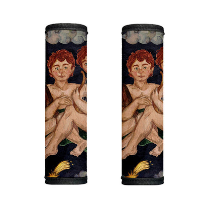 Watercolor Gemini Zodiac Sign Print Handle Covers
