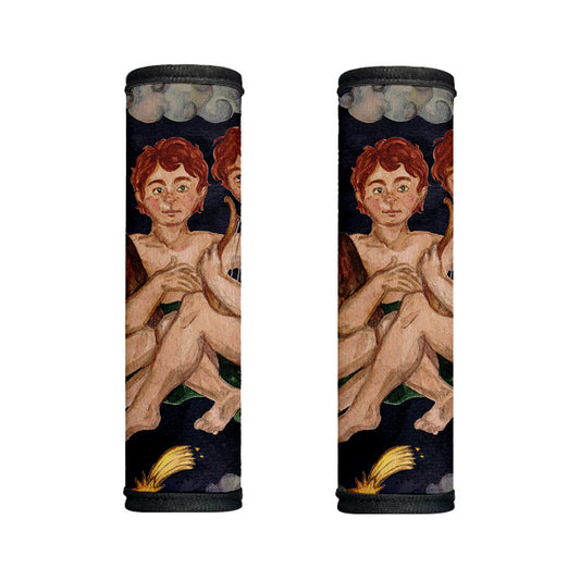 Watercolor Gemini Zodiac Sign Print Handle Covers