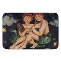 Watercolor Gemini Zodiac Sign Print Indoor Door Mat
