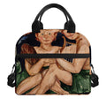 Watercolor Gemini Zodiac Sign Print Insulated Lunch Bag