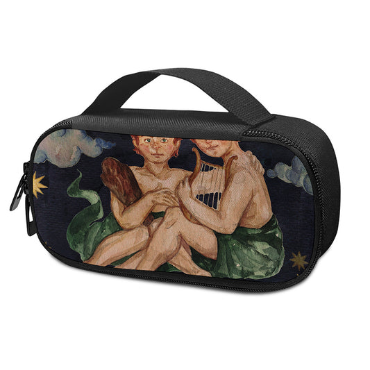 Watercolor Gemini Zodiac Sign Print Insulin Cooler Travel Case