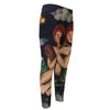 Watercolor Gemini Zodiac Sign Print Men's Compression Pants