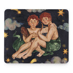Watercolor Gemini Zodiac Sign Print Mouse Pad