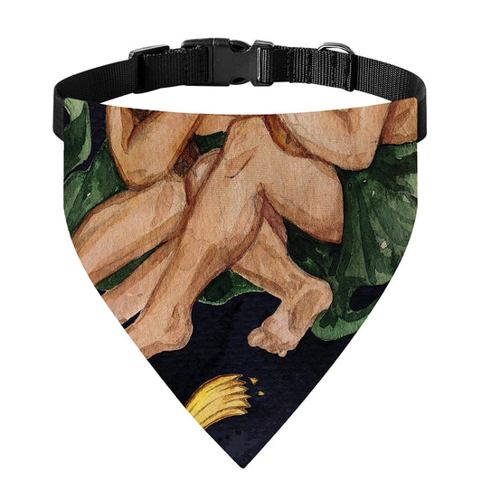 Watercolor Gemini Zodiac Sign Print Over The Collar Dog Bandana