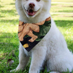 Watercolor Gemini Zodiac Sign Print Over The Collar Dog Bandana
