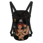 Watercolor Gemini Zodiac Sign Print Pet Carrier Backpack