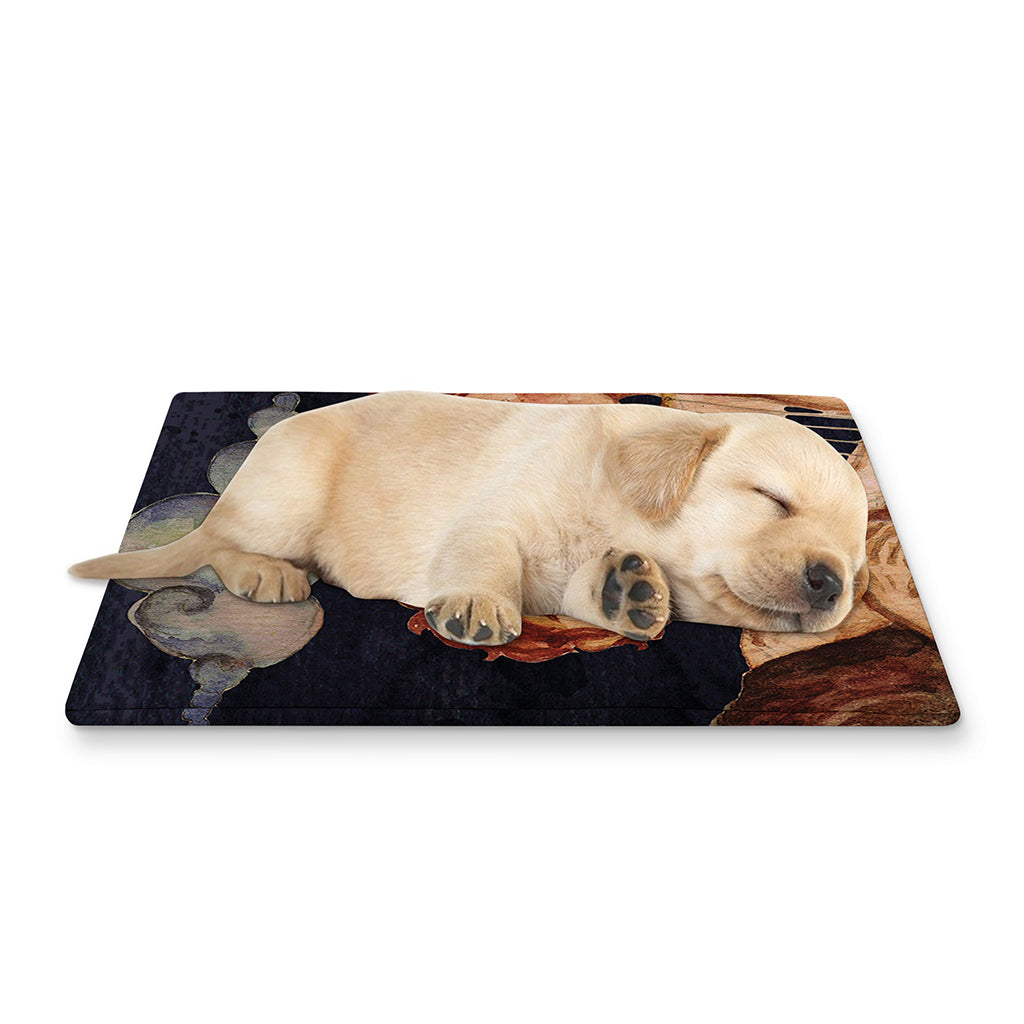 Watercolor Gemini Zodiac Sign Print Pet Cooling Mat Cover