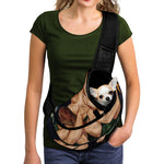 Watercolor Gemini Zodiac Sign Print Pet Sling Carrier