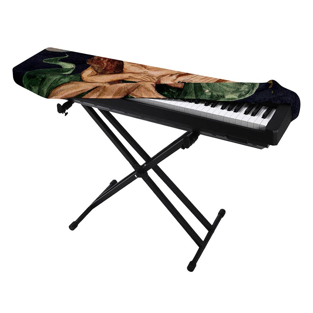 Watercolor Gemini Zodiac Sign Print Piano Keyboard Cover
