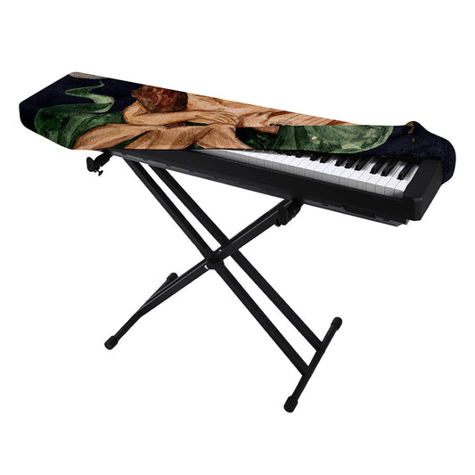 Watercolor Gemini Zodiac Sign Print Piano Keyboard Cover