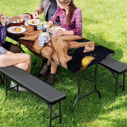 Watercolor Gemini Zodiac Sign Print Picnic Table Cover