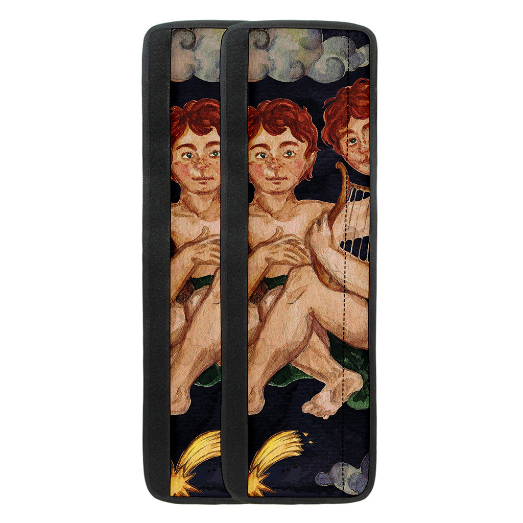 Watercolor Gemini Zodiac Sign Print Refrigerator Handle Covers