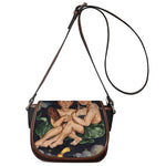 Watercolor Gemini Zodiac Sign Print Saddle Bag