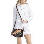 Watercolor Gemini Zodiac Sign Print Saddle Bag