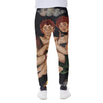 Watercolor Gemini Zodiac Sign Print Scuba Joggers