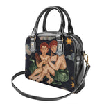 Watercolor Gemini Zodiac Sign Print Shoulder Handbag