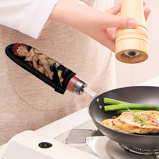 Watercolor Gemini Zodiac Sign Print Skillet Handle Cover
