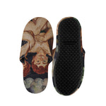 Watercolor Gemini Zodiac Sign Print Slippers