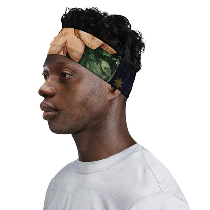 Watercolor Gemini Zodiac Sign Print Sports Headband