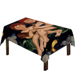 Watercolor Gemini Zodiac Sign Print Tablecloth