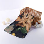 Watercolor Gemini Zodiac Sign Print Towel