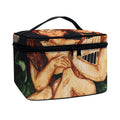 Watercolor Gemini Zodiac Sign Print Travel Makeup Bag