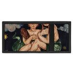 Watercolor Gemini Zodiac Sign Print Trifold Wallet