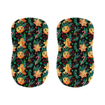 Watercolor Gingerbread Pattern Print Bar Stool Covers