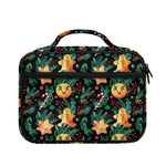 Watercolor Gingerbread Pattern Print Briefcase Bible Bag