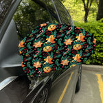 Watercolor Gingerbread Pattern Print Car Side Mirror Covers