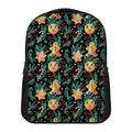 Watercolor Gingerbread Pattern Print Casual Backpack