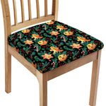 Watercolor Gingerbread Pattern Print Chair Cushion Cover