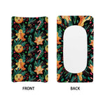 Watercolor Gingerbread Pattern Print Changing Pad Cover