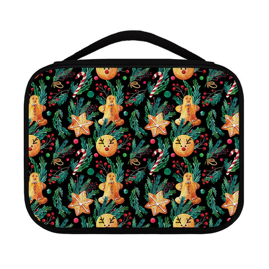 Watercolor Gingerbread Pattern Print Classic Bible Case